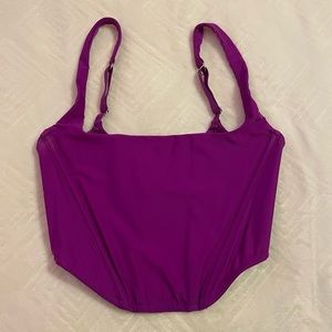Purple corset